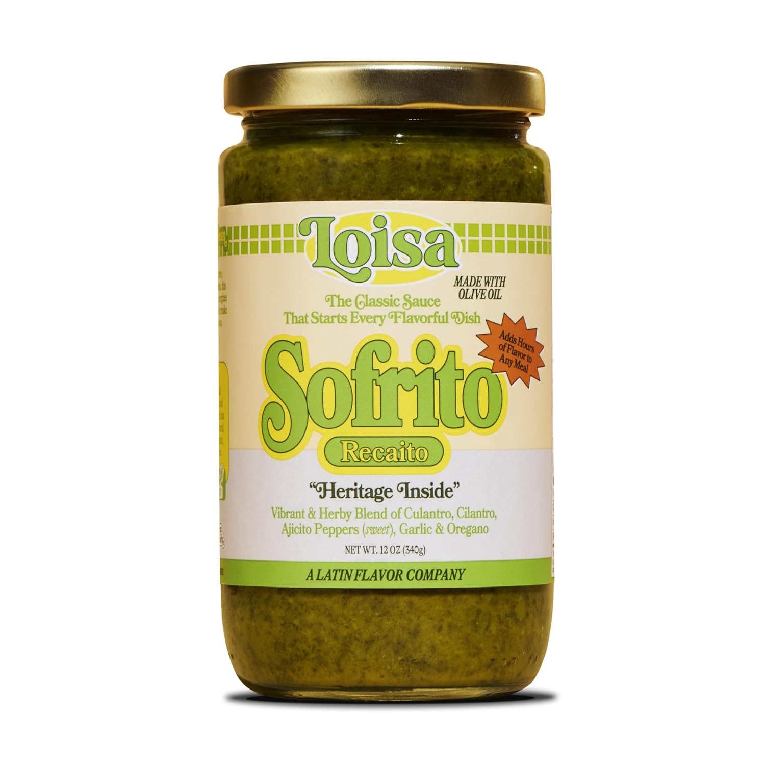 Loisa-Recaito-Sofrito-Cooking-Sauce,-Non-GMO,-No-MSG,-No-Preservatives,-No-Artificial-Coloring,-1851
