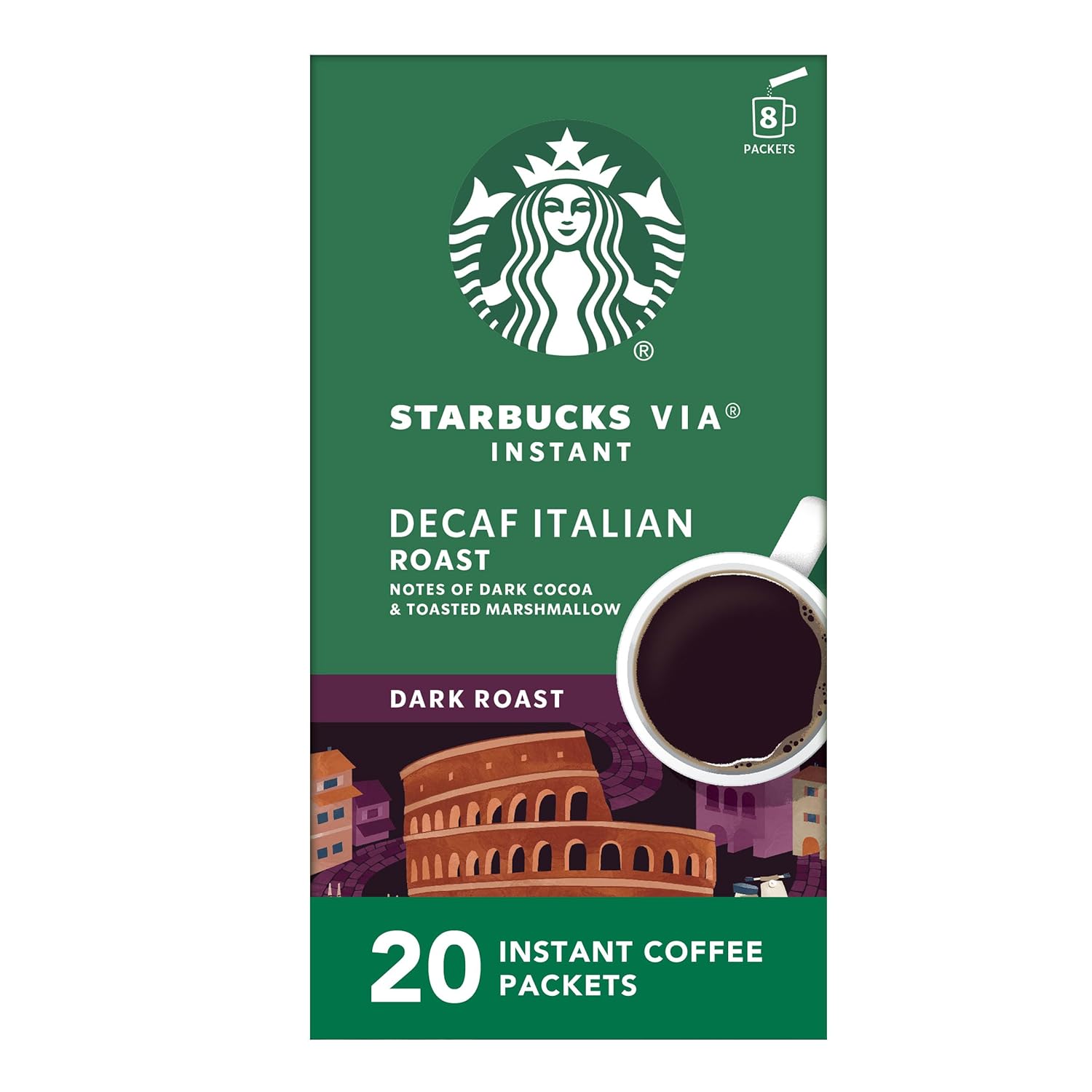 Starbucks-VIA-Instant-Coffee,-Dark-Roast-Coffee,-Decaf-Italian-Roast,-Arabica-Beans,-Single-Serve,-2732