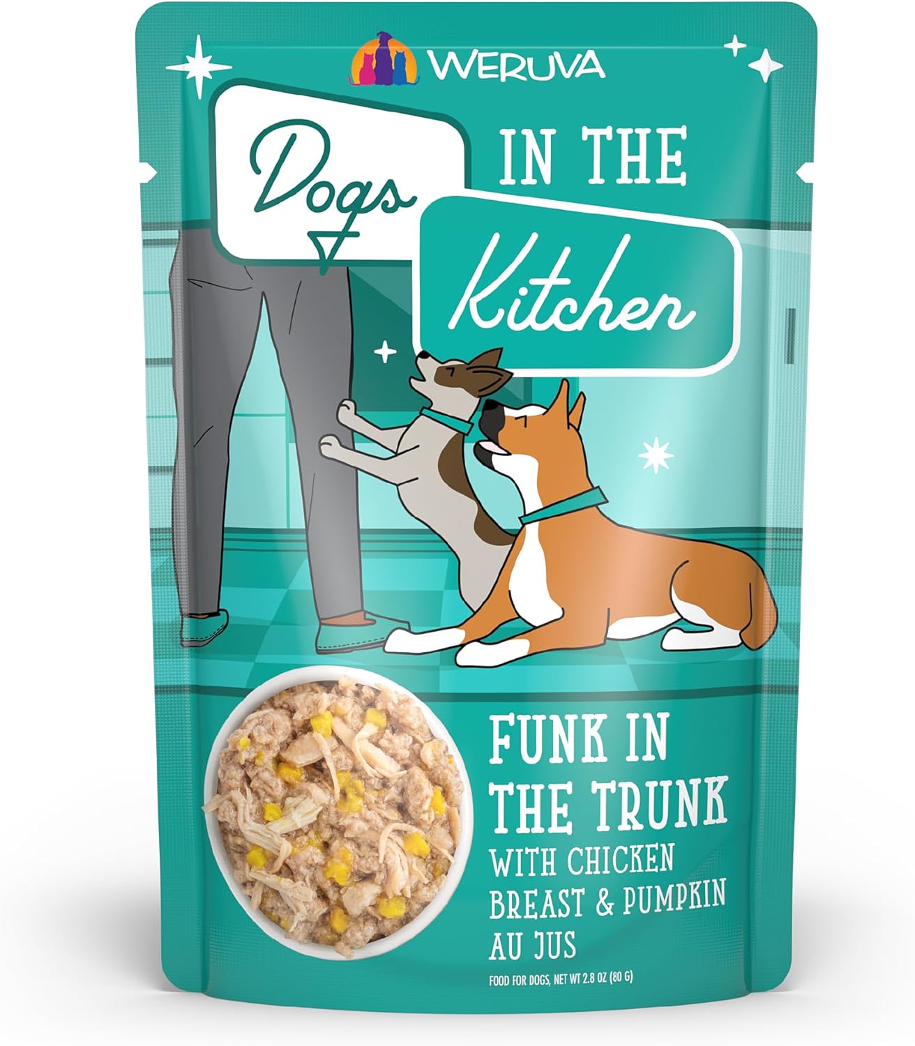 Weruva-Dogs-in-The-Kitchen,-Funk-in-The-Trunk-with-Chicken-Breast-&-1417