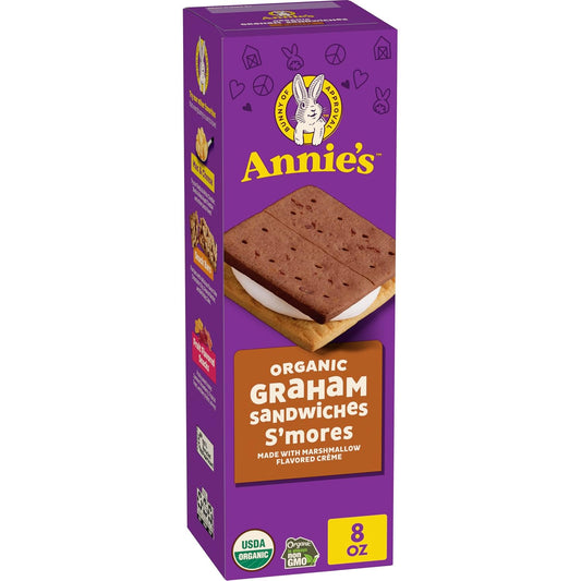 Annie's-Organic-S'mores-Graham-Sandwich-Cookies,-12-ct,-8-oz-|--Fun-Kids-Snacks,-Organic,-1784
