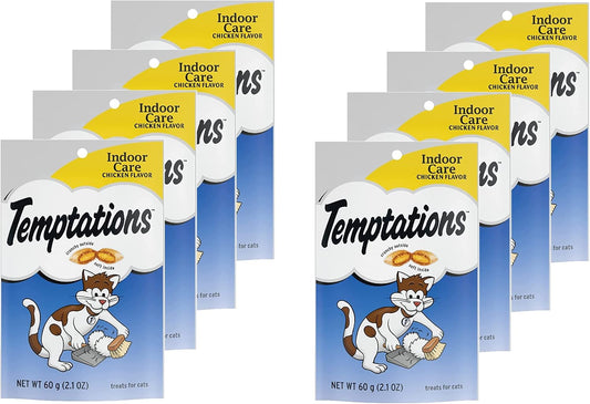 (8-Pack)-Temptation-Hairball-Control-Chicken-Flavor-Crunchy-Cat-Treats-(-2.1-oz,-60-98