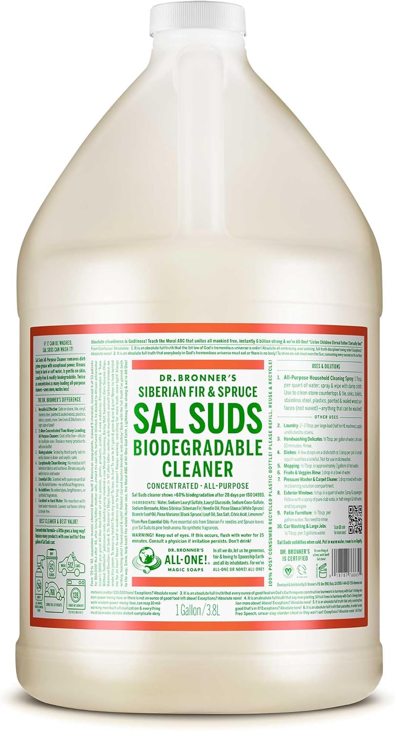 Dr.-Bronner's-Sal-Suds-Biodegradable-Cleaner-(1-Gallon)-–-All-Purpose-Pine-Mop-Detergent-for-Floors,-1561