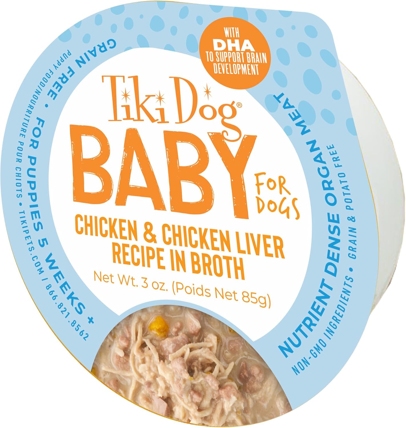 Tiki-Dog-Baby-Whole-Foods-Wet-Cat-Food,-Chicken-&-Chicken-Liver,-3-667