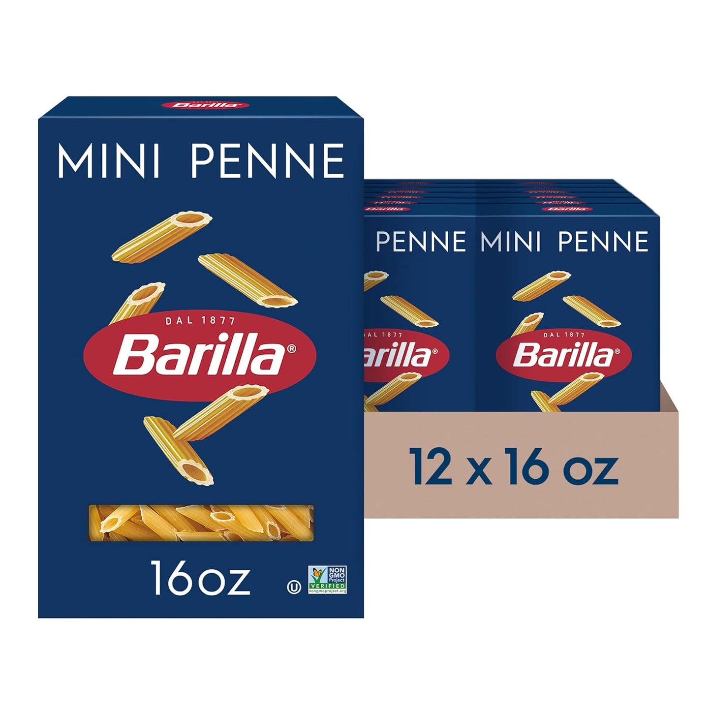 Barilla-Mini-Penne-Pasta,-16-oz.-Box-(Pack-of---750