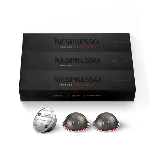 Nespresso-Capsules-Vertuo,-Fortado-Decaffeinato,-Gran-Lungo,-4073