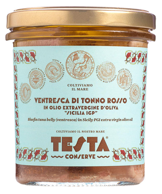 Atún-rojo-Ventresca-en-aceite-de-oliva-virgen-extra---Testa-Conserve,-Italia-247