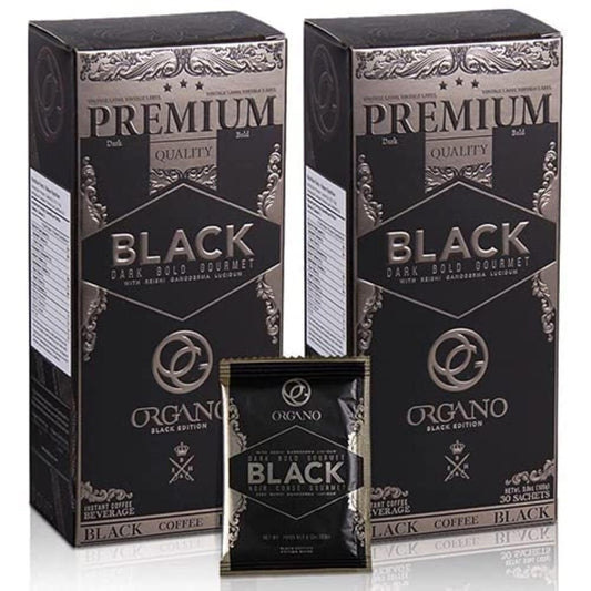 ORGANO-2-Boxes-Gourmet-Black-Coffee,-1-Certified-Ganoderma-Lucidum-(60-Sachets)---2267