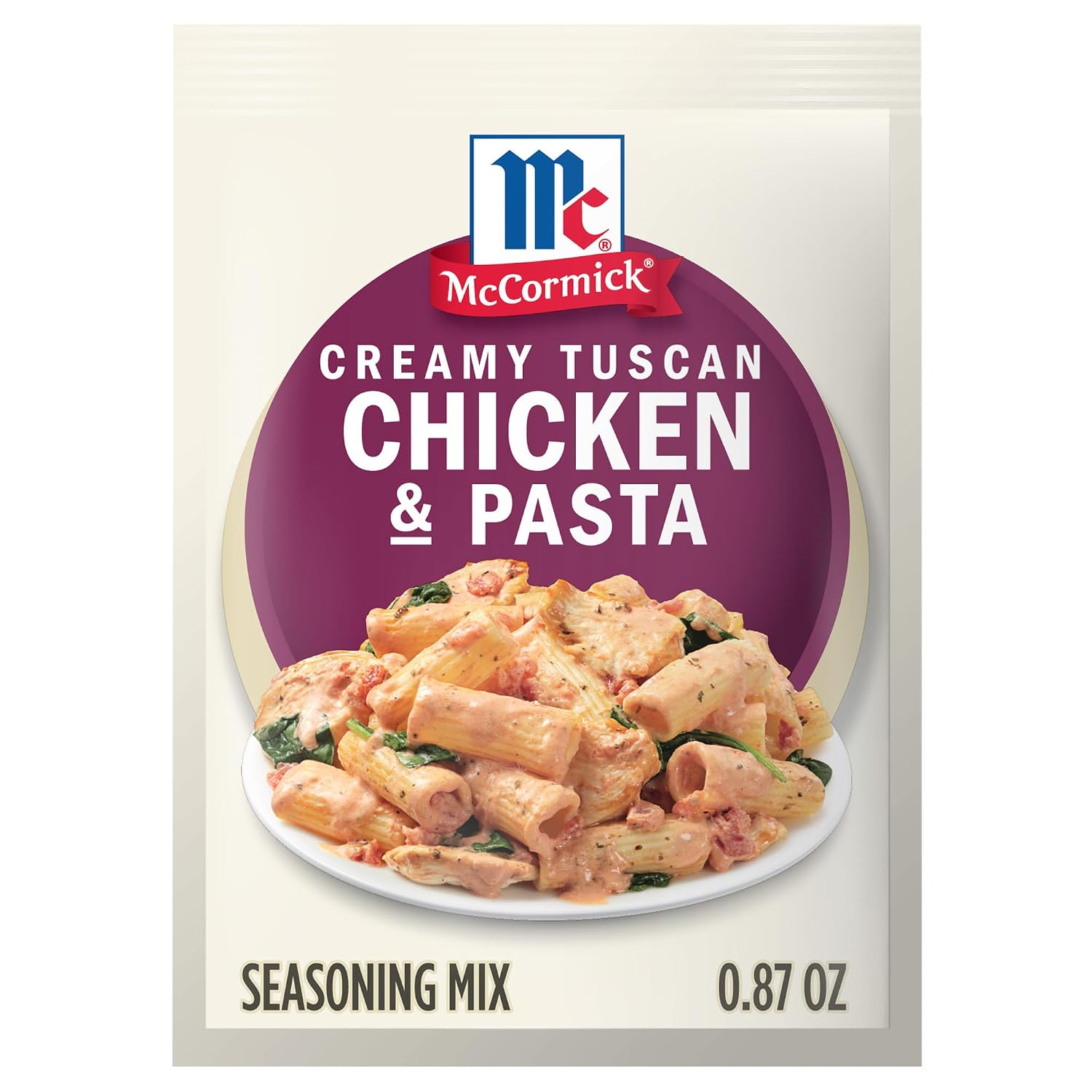 McCormick-Seasoning-Mix,-Creamy-Tuscan-Chicken-&-Pasta,-Cream-Sauce,-Mediterranean,-Italian-499