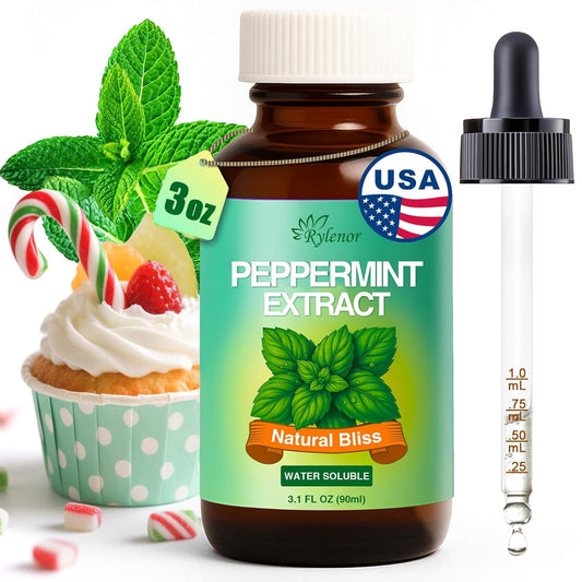 Rylenor-3-oz-Peppermint-Extract,-Pure-Mint-Extract-for-Ice-Cream,-Baking,-Candy-Water-Soluble-1769