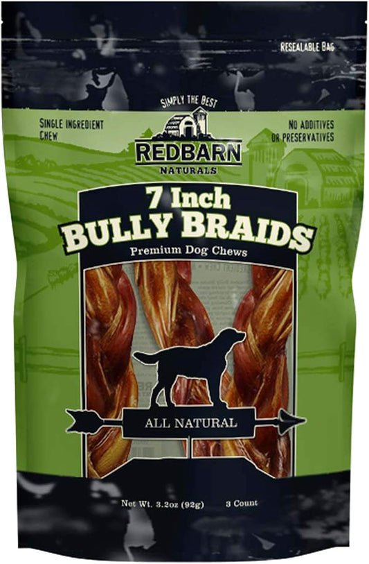 Redbarn-7"-Braided-Bully-Sticks-for-Dogs---2