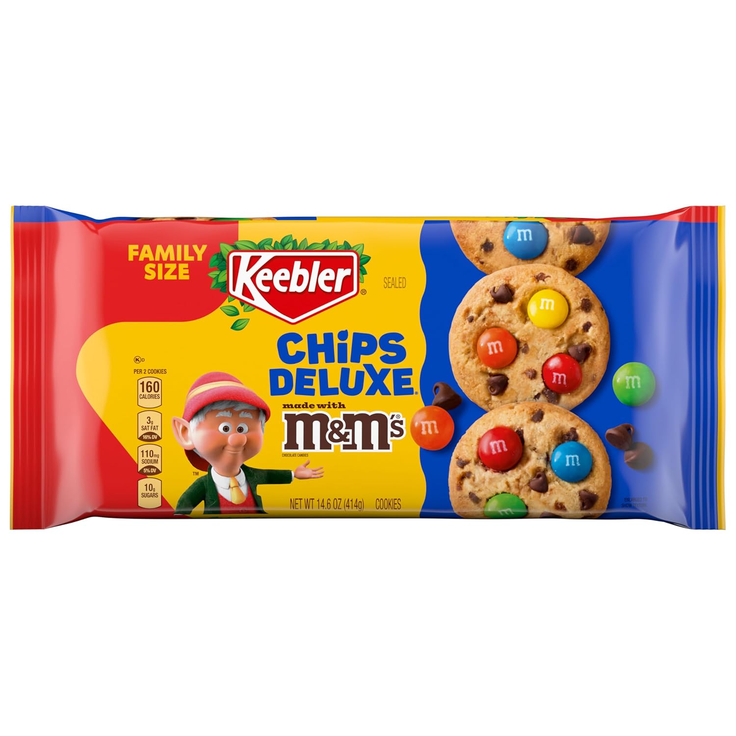 Keebler-Chips-Deluxe-Cookies-Made-with-M&M’s,-Chocolate-Chip-Cookies-Made--with-M&M’s,-Family-14.6-225