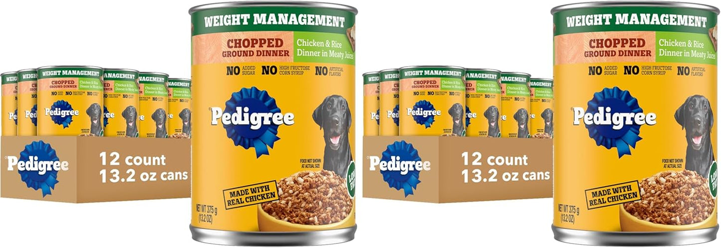 Pedigree-Chopped-Ground-Dinner-Weight-Management-Wet-Dog-Food,Canned-Dog-Food-Chicken-&-122
