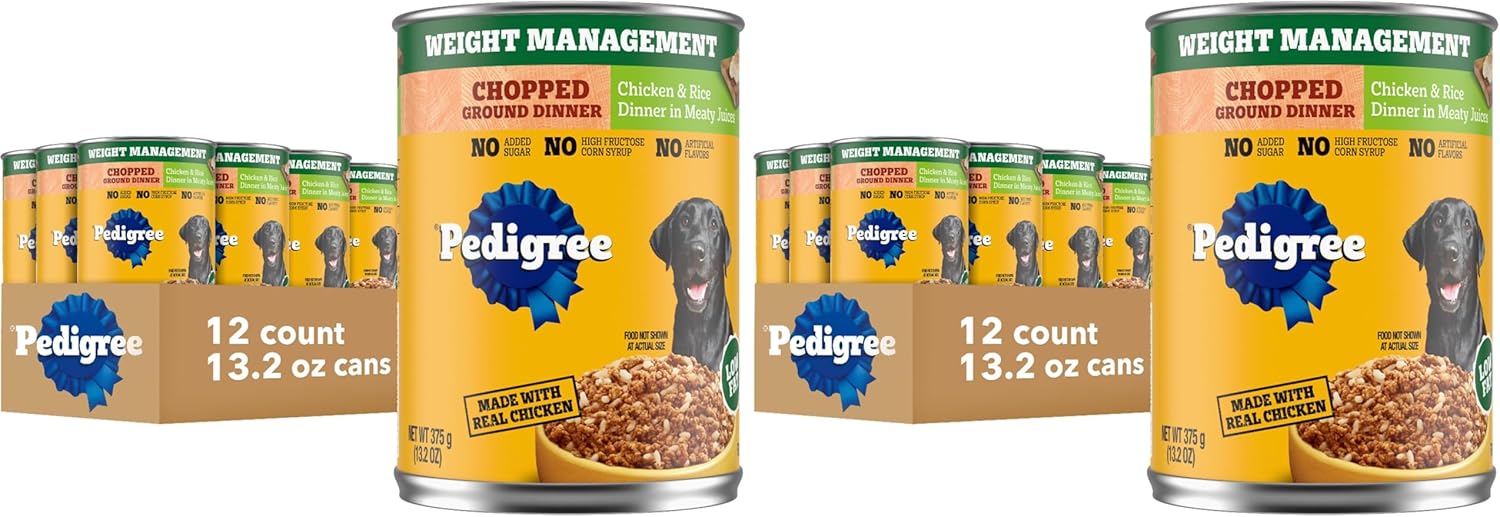 Pedigree-Chopped-Ground-Dinner-Weight-Management-Wet-Dog-Food,Canned-Dog-Food-Chicken-&-122