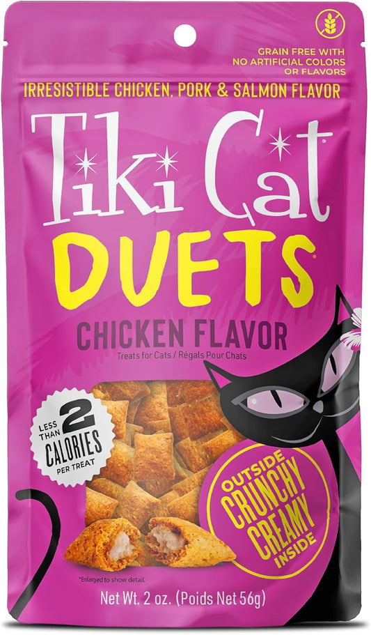 Tiki-Cat-Duets-Cat-Treats,-Chicken-Flavor,-2-oz.-Pouch-(8-Count)---408