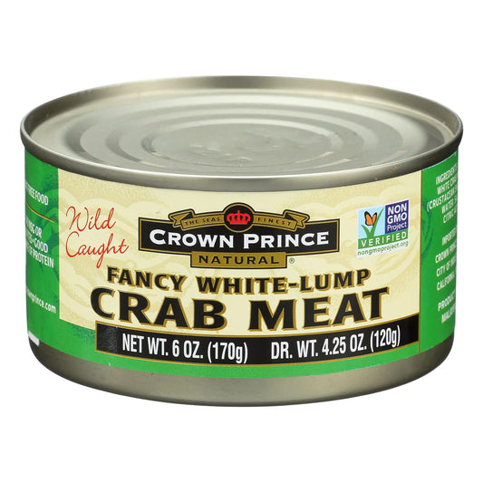 CROWN-PRINCE-CRAB-MEAT-WHITE-LUMP,-6-OZ-----------186