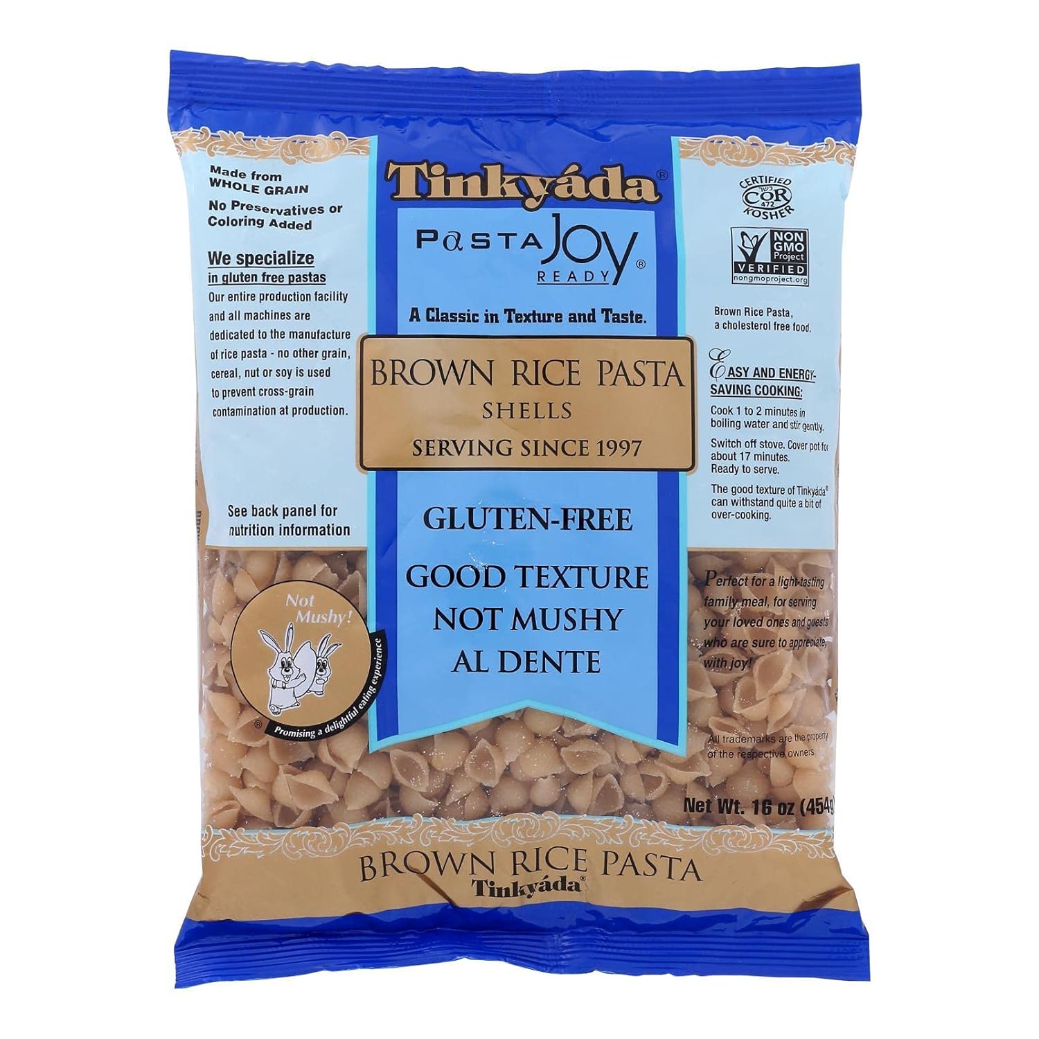 Tinkyada-Brown-Rice-Shells-Pasta,-16-Ounce---12-case12-89