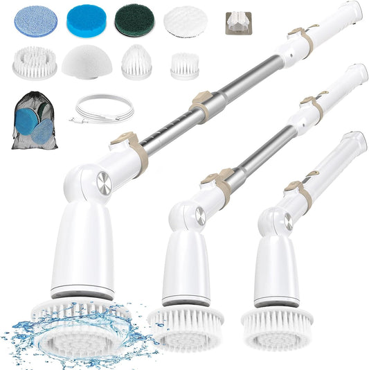 DIAFIELD-Electric-Spin-Scrubber,-Cordless-Cleaning-Brush-with-8-Replaceable-827