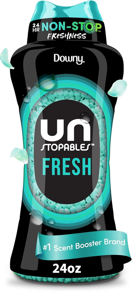 Downy-Unstopables-In-Wash-Scent-Booster-Beads,-Fresh-Scent,-24-oz,-Laundry-1798