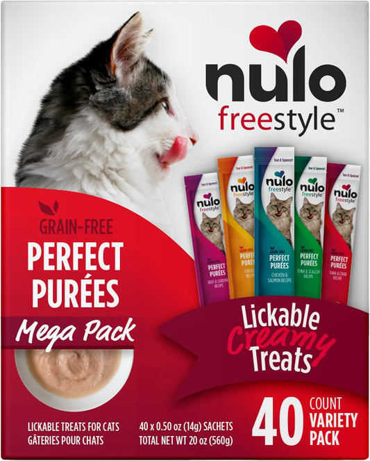 Nulo-Freestyle-Lickable-Cat-Treats---Perfect-Purées-Variety-Pack,-Squeezable-Grain-Free-Wet-Cat-570