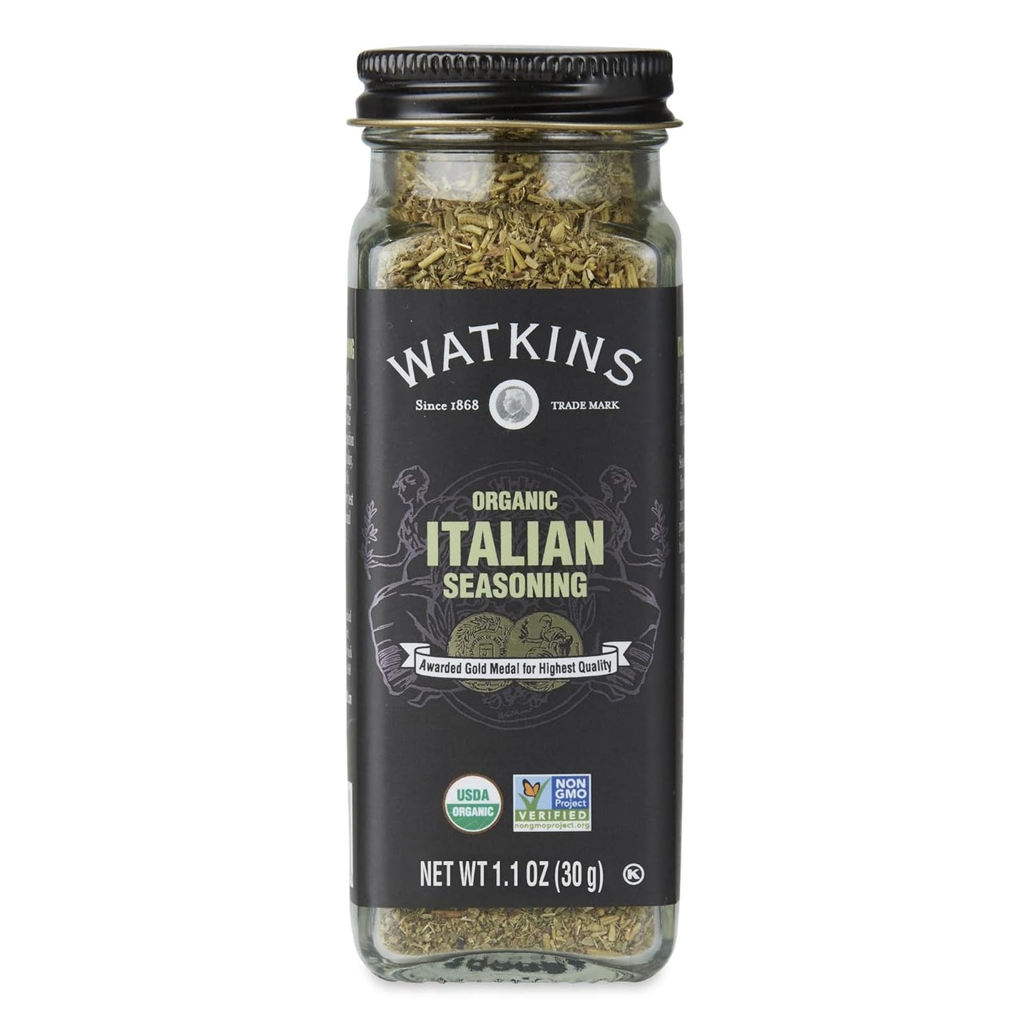 Watkins-Frasco-de-especias-orgánicas-gourmet,-condimento-italiano,-1.1-onzas---1773