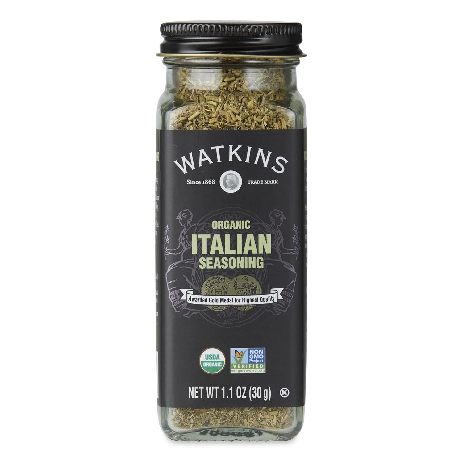 Watkins-Frasco-de-especias-orgánicas-gourmet,-condimento-italiano,-1.1-onzas---1773