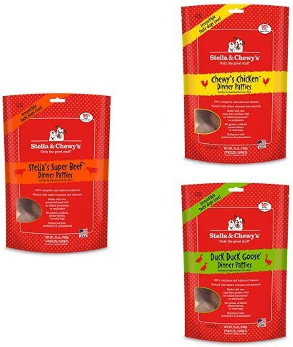 Stella-&-Chewy'S-Freeze-Dried-Raw-Dinner-Patties-Dog-Food-Variety-Pack-Of-3-98