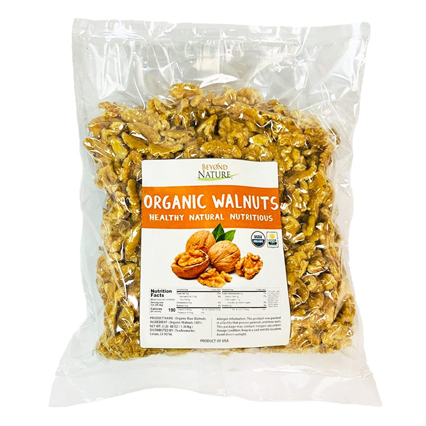 Organic-Raw-Walnuts-–-Unsalted-3-Pound-(48-oz)-Vacuum-Sealed,--Non-GMO,-No-Low-601