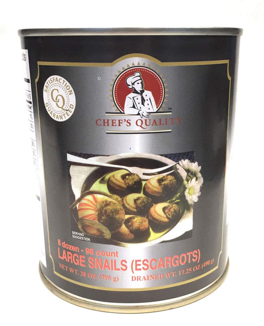 Chefs-Quality-Escargots-Large-Snails-28-Oz-(17-Oz-When-Drained)-8-Dozen/96-381