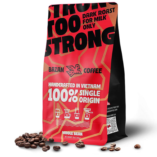 BAZAN-COFFEE-Too-Strong,-café-de-grano-entero-Robusta-vietnamita,-tostado-alto2339
