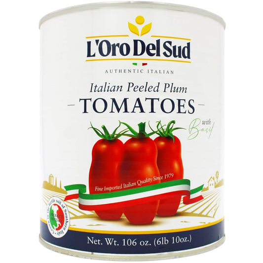 L'Oro-Del-Sud-Tomates-italianos,-enteros,-pelados-al-estilo-470