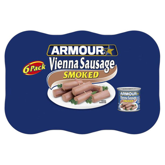 Armour-Star-Vienna-Sausage,-Smoked-Flavored,-Ready-to-Eat-Canned-Sausage,-7g-Protein-737