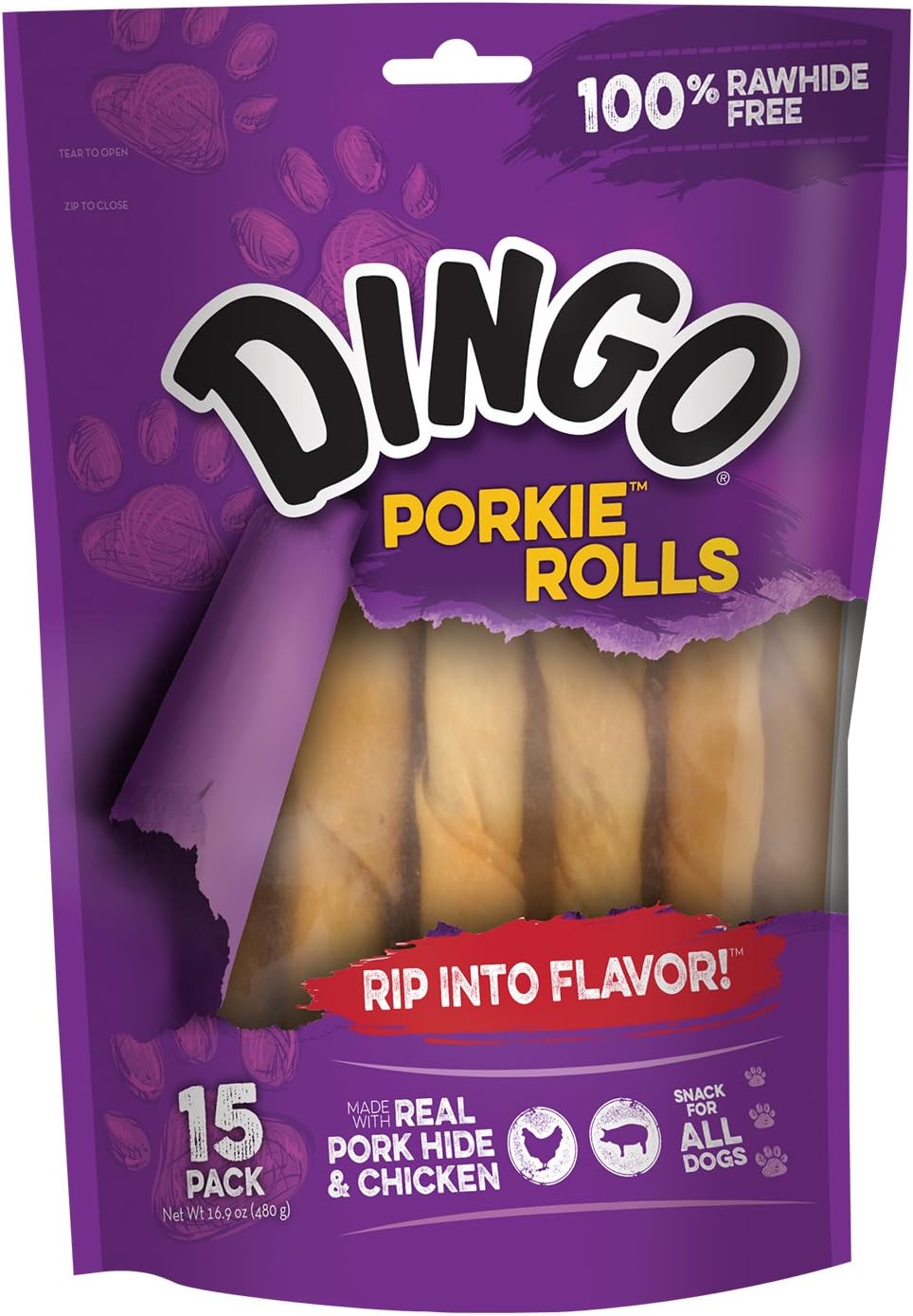 Porkie-Rolls-15-Count,-Pork-Hide-Chews-for-3053