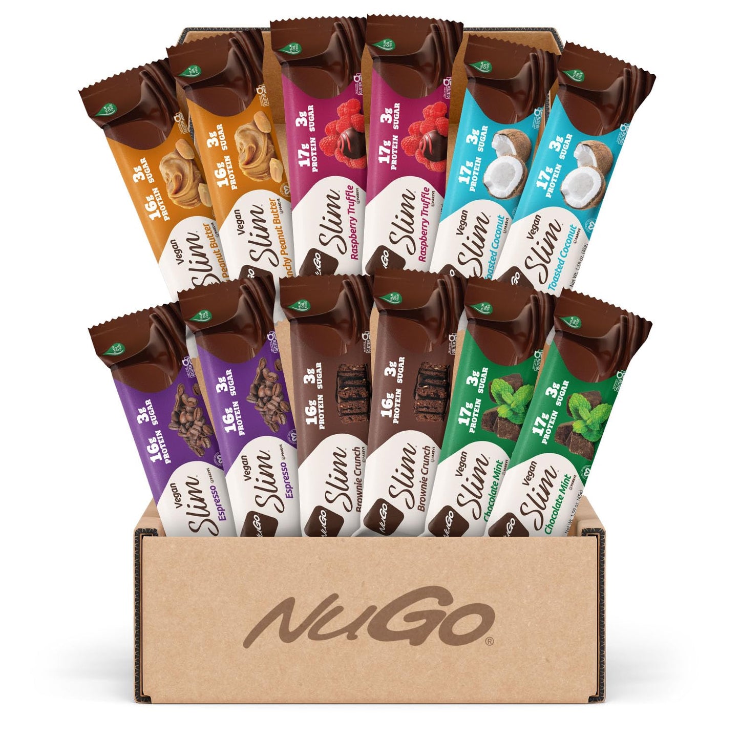 NuGo-Slim,-Sample-Box,-16-17g-Vegan-Protein-Bar,-Gluten-Free,-12--ct----1171