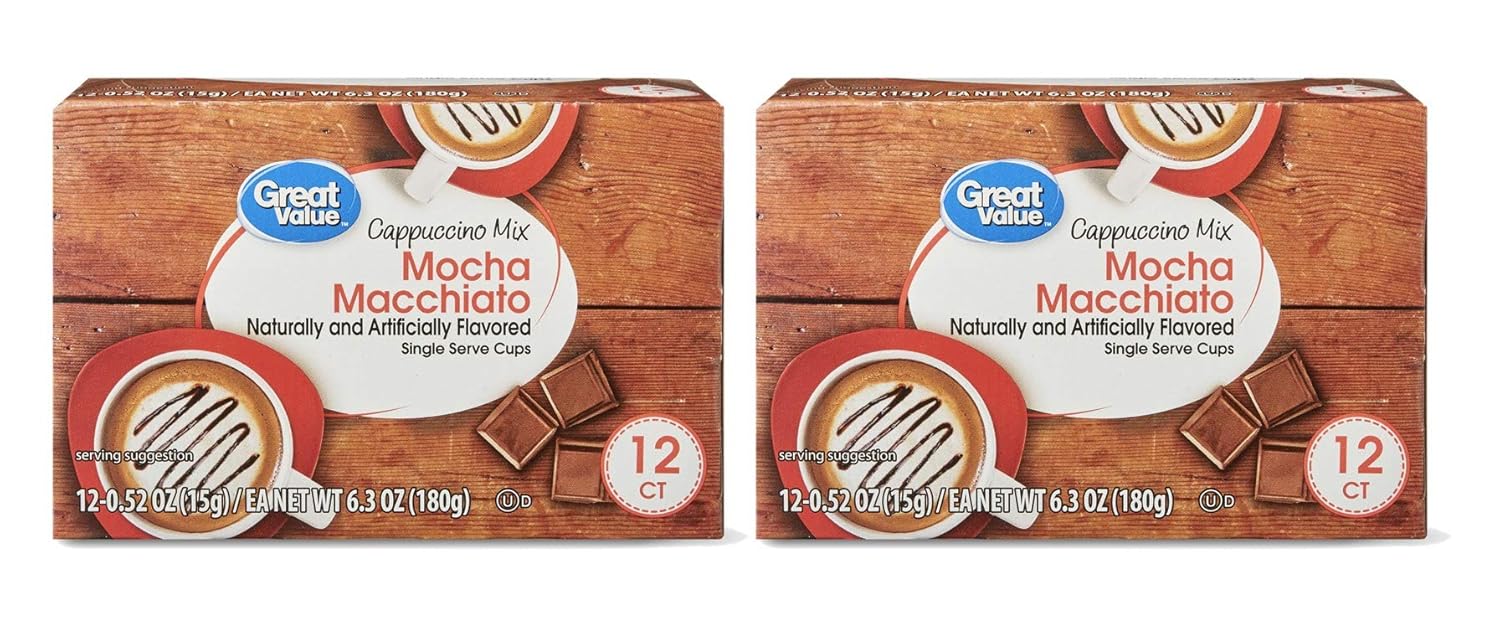 Great-Value-Cappuccino-Coffee-and-Hot-Drink-Single-Serve-Pods,-12-Count-(Mocha-966