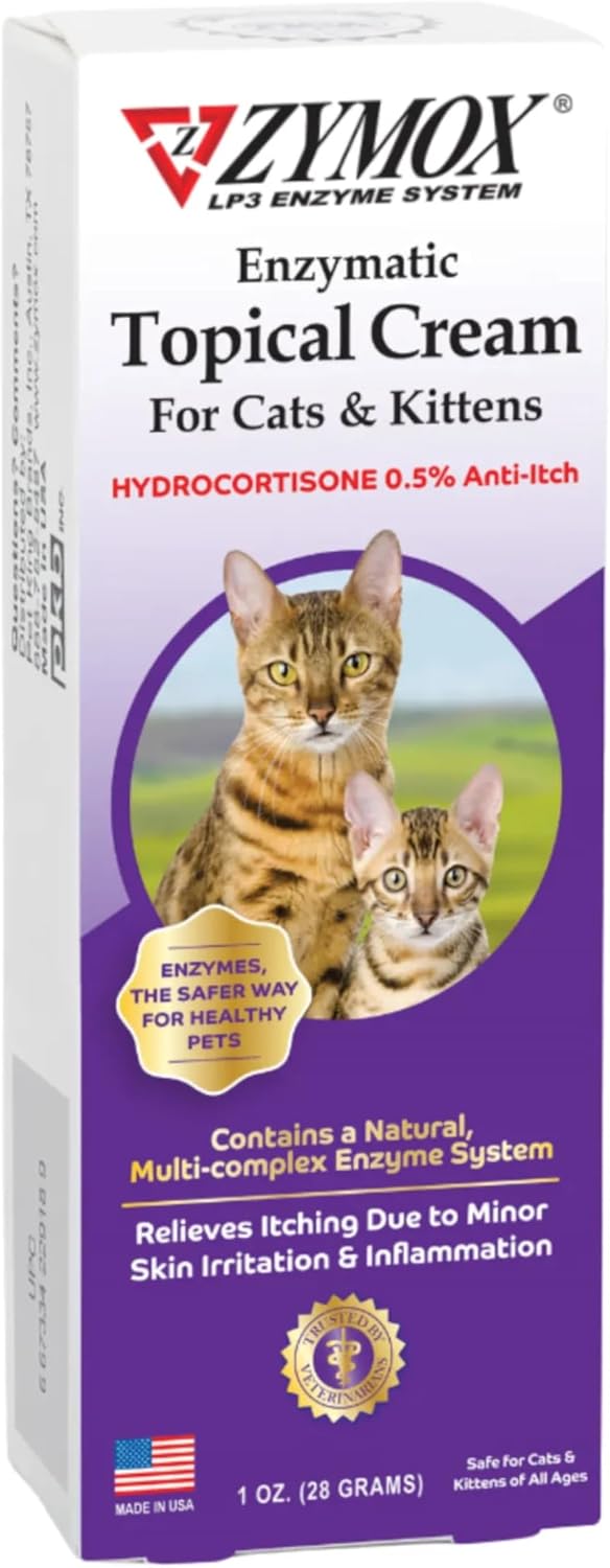Zymox-Cat-&-Kitten-Topical-Cream-w/-0.005-hydrocortisone---1-oz.-Tube-1484