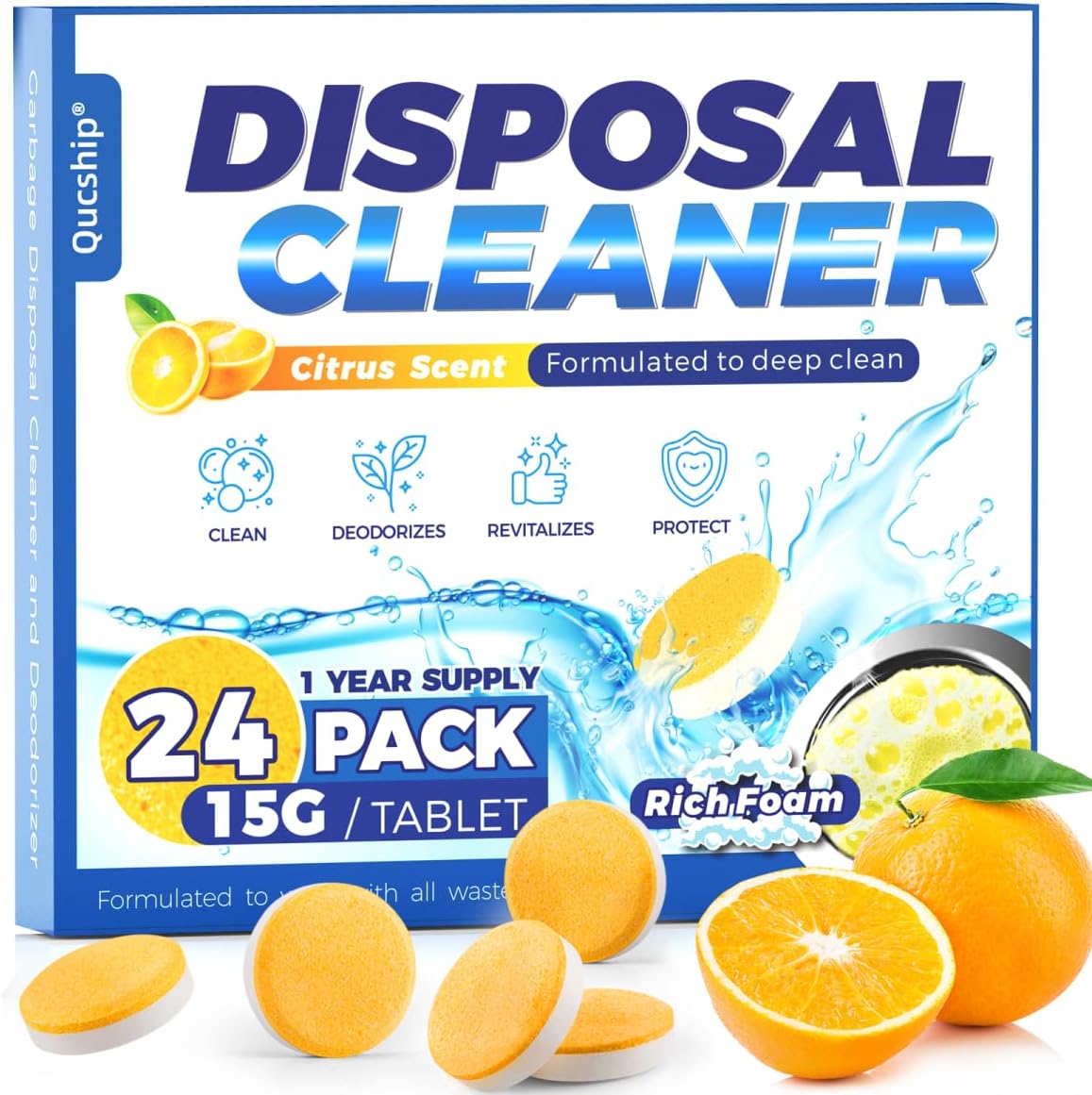Garbage-Disposal-Cleaner-Deodorizer-Tablets---24-Pack,-Upgraded-Powerful-XXL-Foaming-Citrus-Tablet---1728