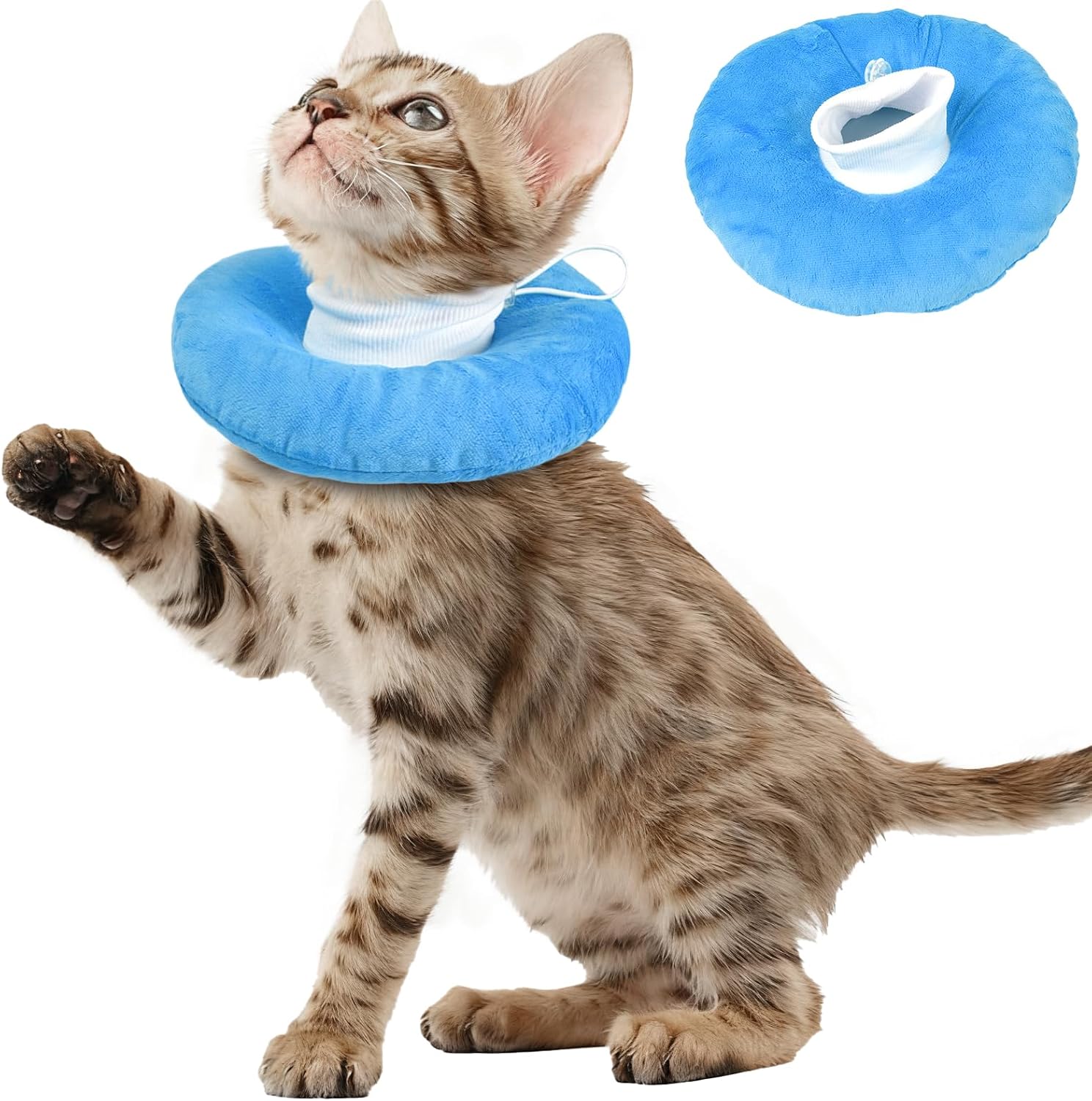 Cat-Cone-Collar-Soft,-Adjustable-&-Lightweight-Kitten-Elizabethan-e-Collar-to-Stop-413