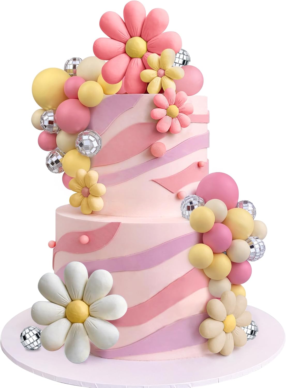 40-PCS-Boho-Daisy-Flower-Cake-Topper-2267