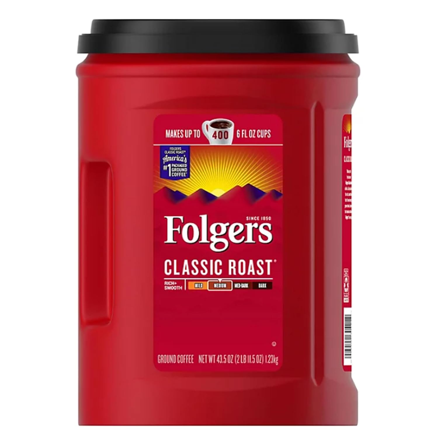 Folger-Classic-Roast-Ground-Coffee-(43.5-oz.)---Pack-of-1-----2744