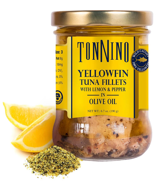 Tonnino-Yellowfin-Tuna-Fish-–-Lemon-Pepper-in-Olive-Oil-–-Pack-of-125