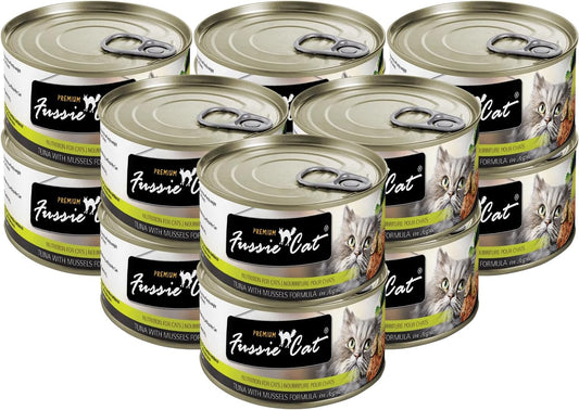 Fussie-Cat-Premium-Tuna-with-Mussels-Wet-Cat-Food---5.5oz-Cans---151
