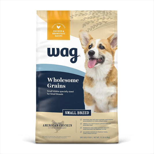 Amazon-Brand-–-Wag-Small-Breed-Dry-Dog-Food,-Chicken-and-Brown-Rice,-2036