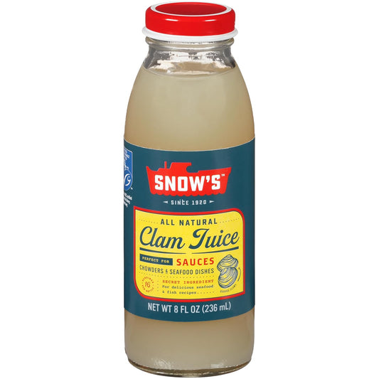 Snow's-All-Natural-Clam-Juice,-8-Fluid-oz-Bottle---Gluten-Free,-Keto-763