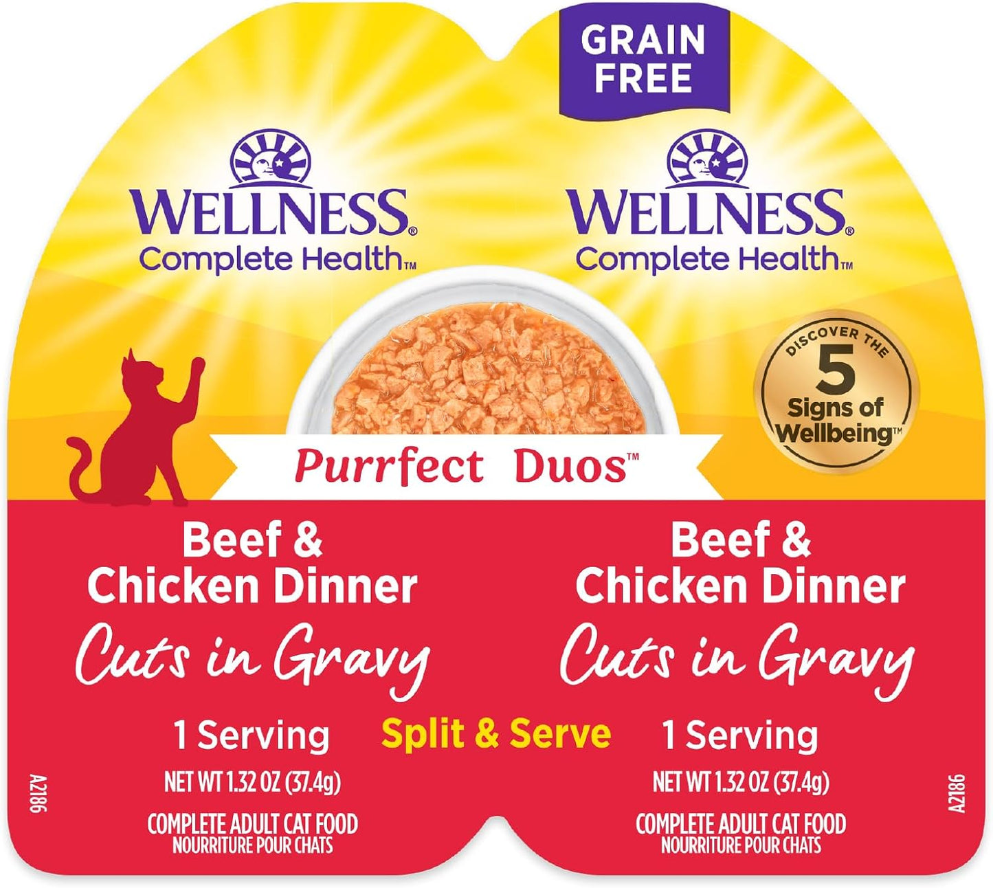 Wellness-Complete-Health-Purrfect-Duos,-Cuts-in-Gravy,-Adult-Wet-Cat-Natural,-Grain-Free,-Ounce542