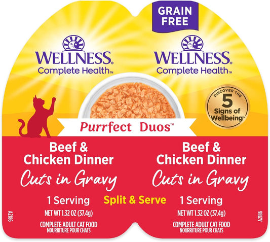 Wellness-Complete-Health-Purrfect-Duos,-Cuts-in-Gravy,-Adult-Wet-Cat-Natural,-Grain-Free,-Ounce542