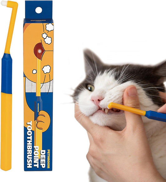 PETHROOM]-Pet-Toothbrush-for-Cats-and-Dogs-|-Round-Shaped-Head-Ultra-158