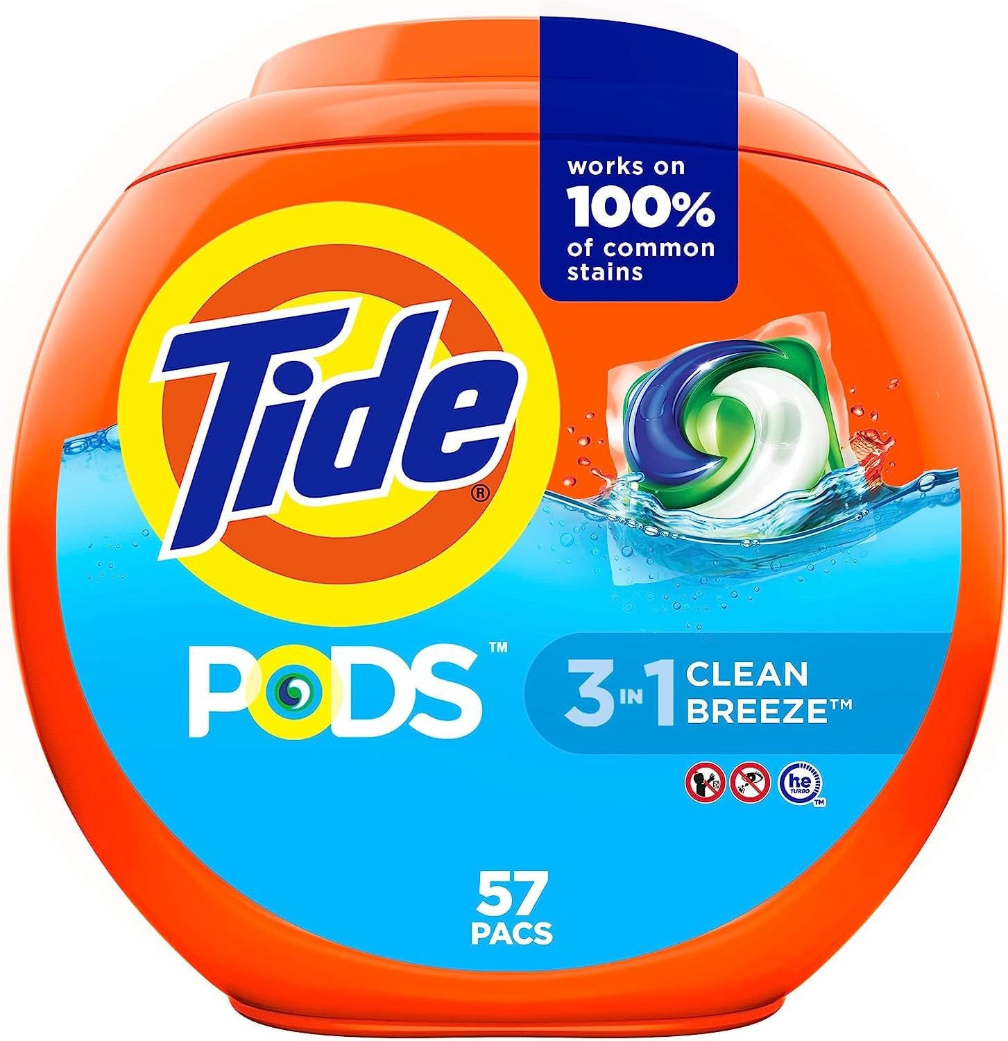 Tide-Pods-Laundry-Detergent,-Clean-Breeze,-57-Pacs-Capsules,-46-3492