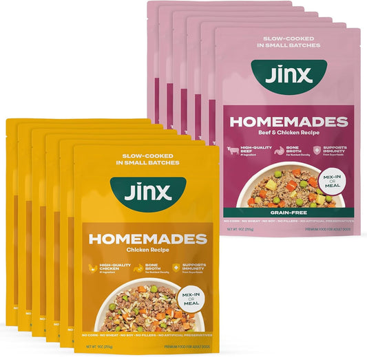 Jinx-Wet-Dog-Food-Topper-Bundle---9oz-Chicken-Homemades-&-9oz-Beef-88
