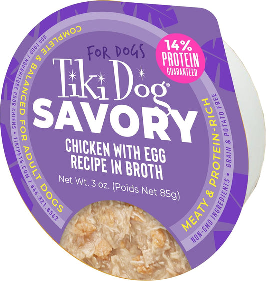 Tiki-Dog®-Savory-Chicken-with-Egg-Recipe-in-Broth,-3-oz-Cup-(4-1089