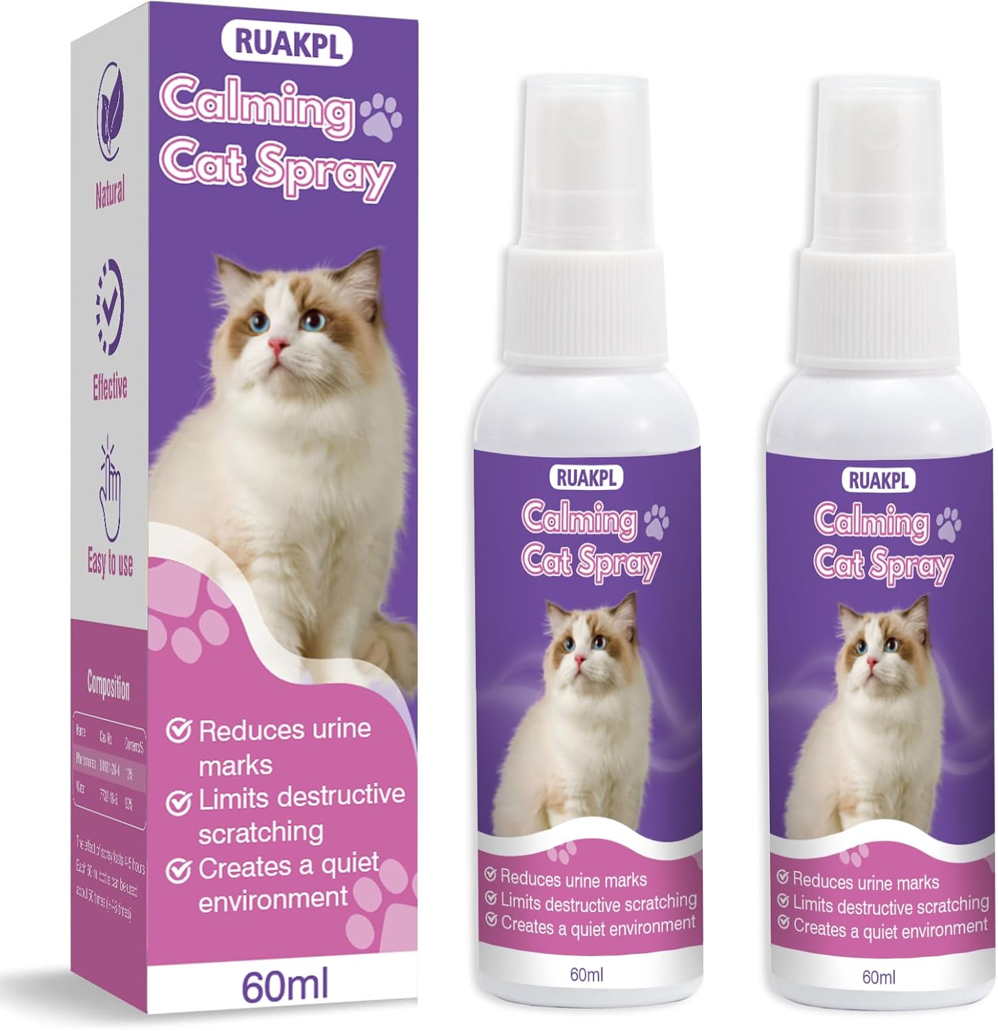 Cat-Calming-Spray-60-ML-2-Pack-Calming-Solution-for-Cats-Cat-Pheromone-1367